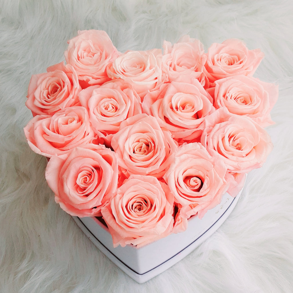 Love Box: Mystique Baby Pink Preserved Roses